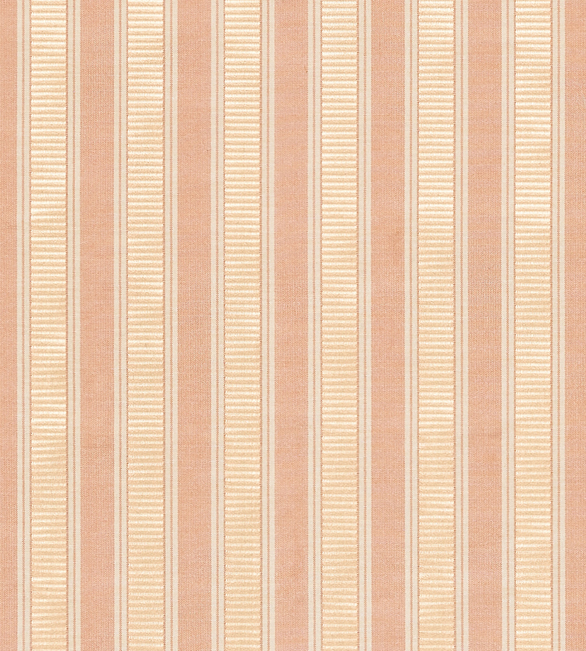 Purchase Scalamandre Fabric Item SC 0001121M, Shirred Stripe Peach & Beige 1