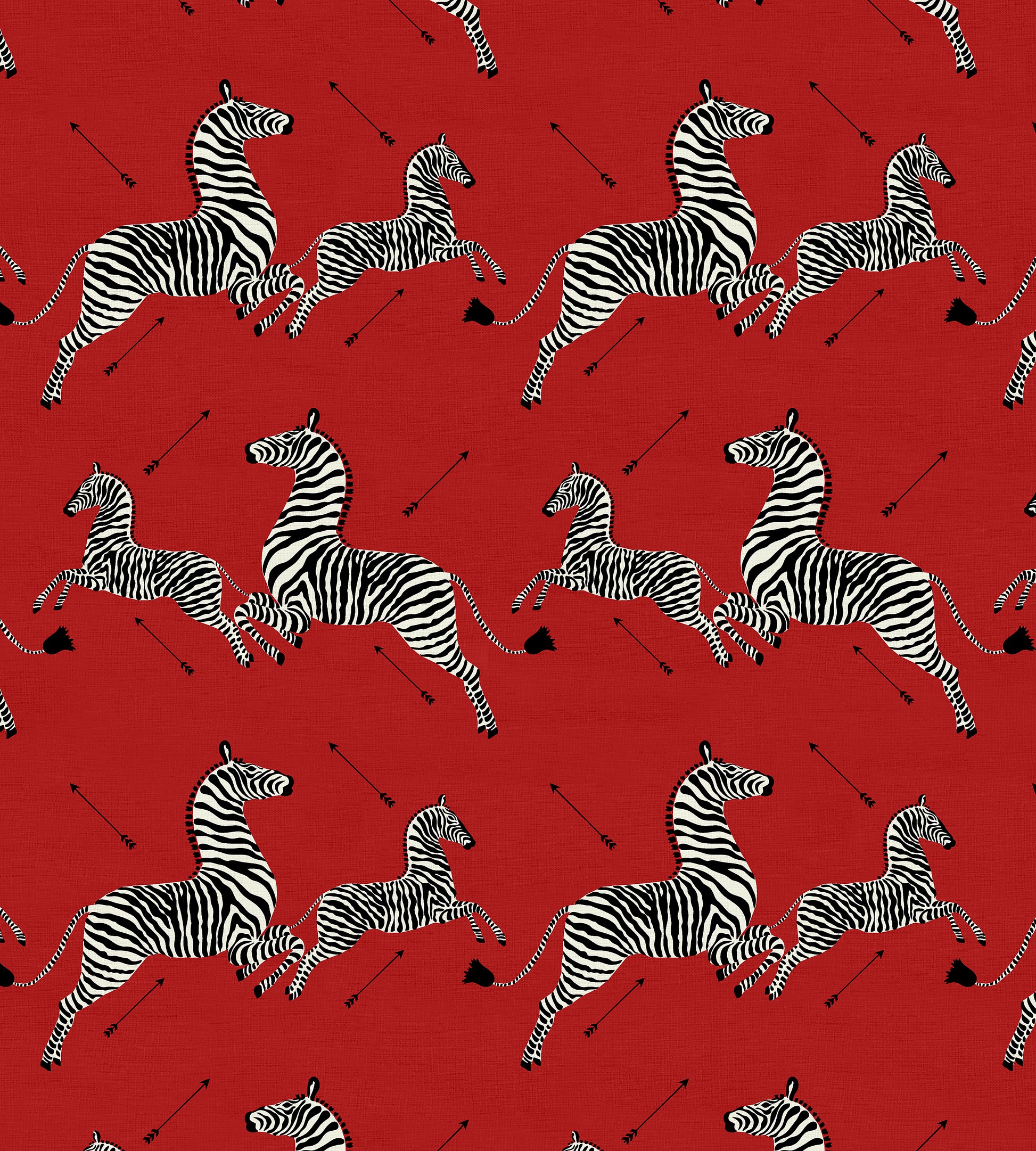 Purchase Scalamandre Fabric Item# SC 000116496M, Zebras - Fabric Masai Red 3