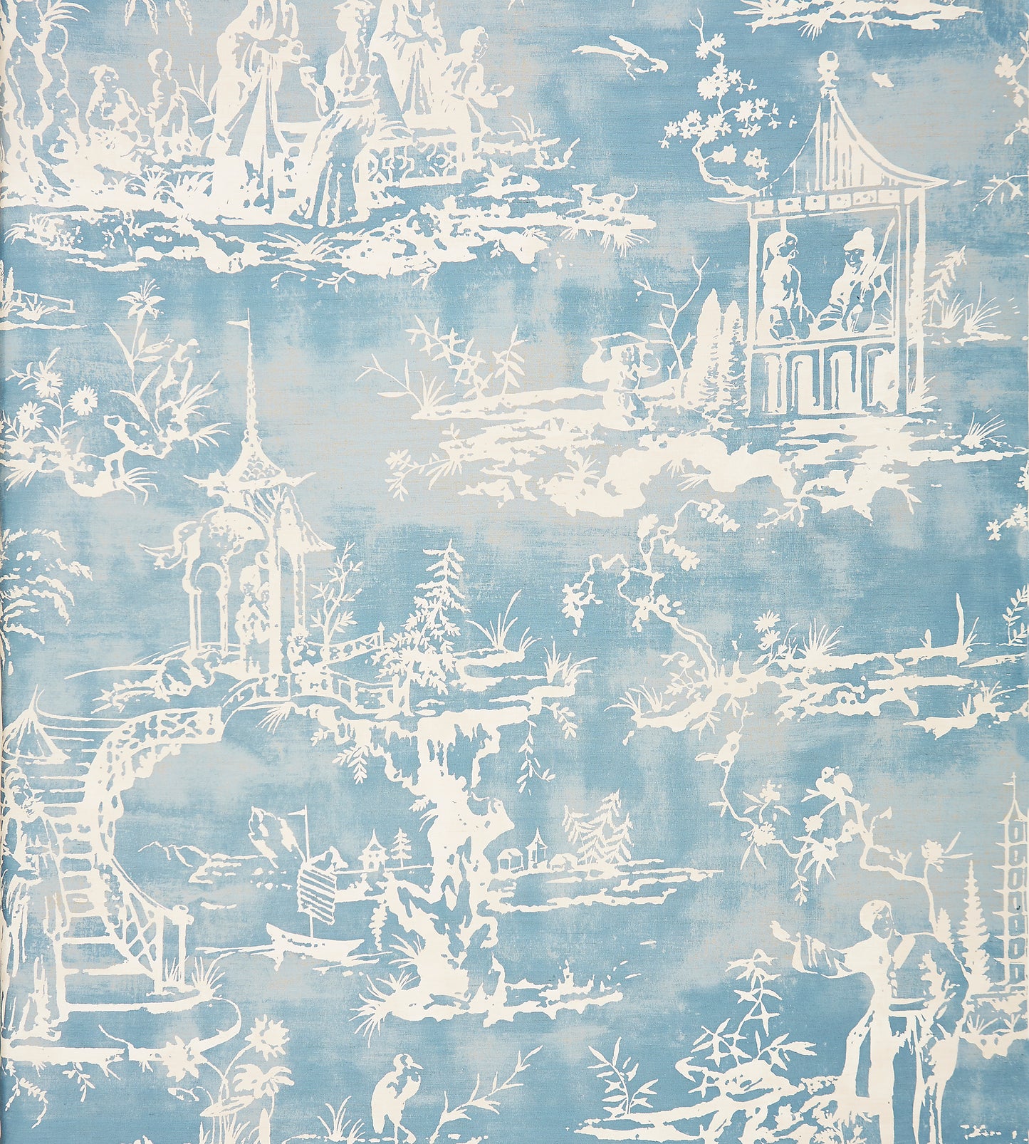 Purchase Scalamandre Fabric Pattern# SC 000116561, Summer Palace Sky 1