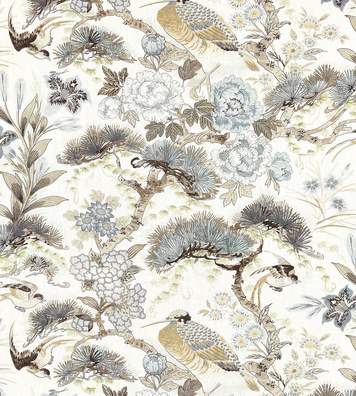 Purchase Scalamandre Fabric Item SC 000116601, Shenyang Linen Print Parchment 1
