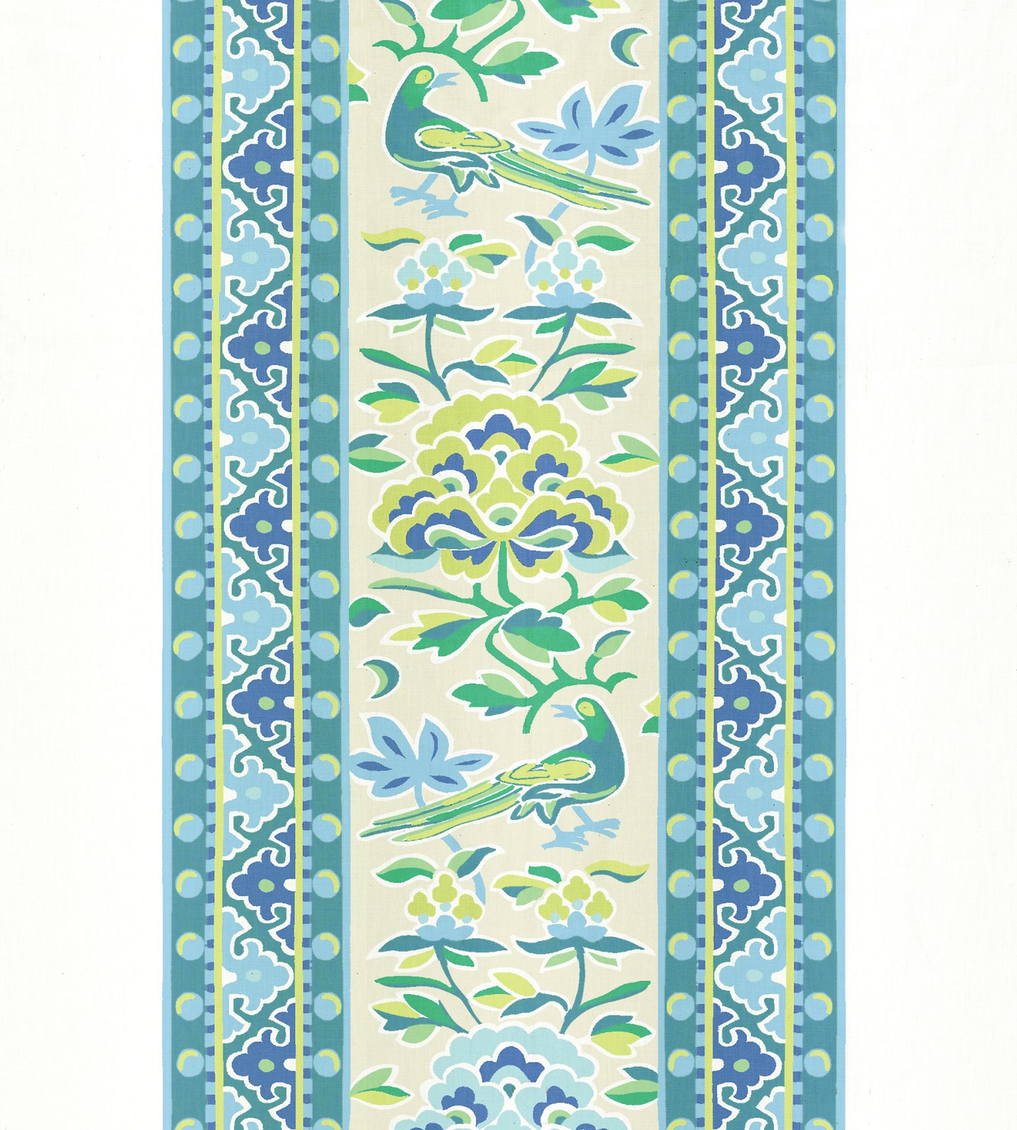 Purchase Scalamandre Fabric SKU SC 000116613, Royal Peony Linen Print Coastal 1