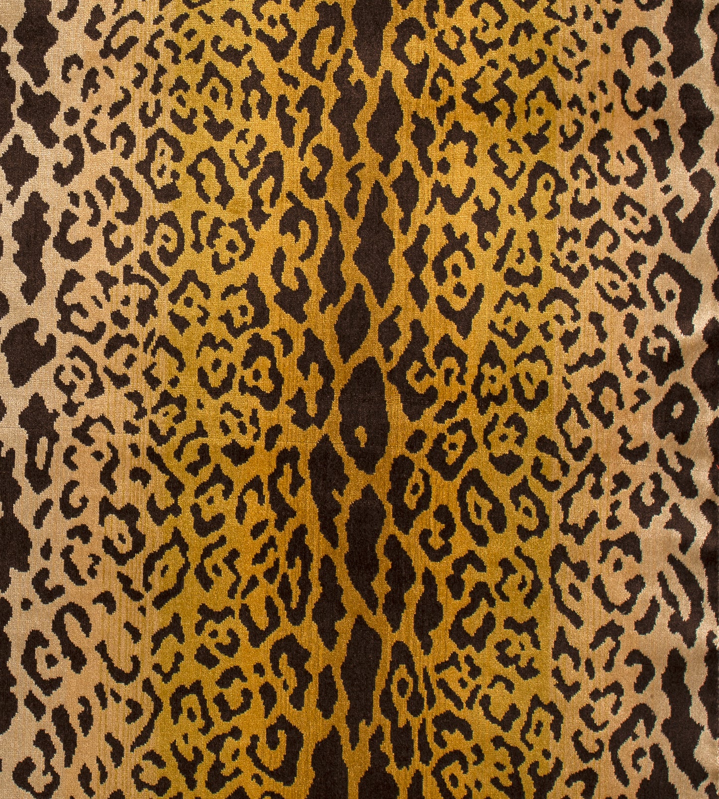 Purchase Scalamandre Fabric Product# SC 000126168MM, Leopardo Ivory, Gold & Black 1