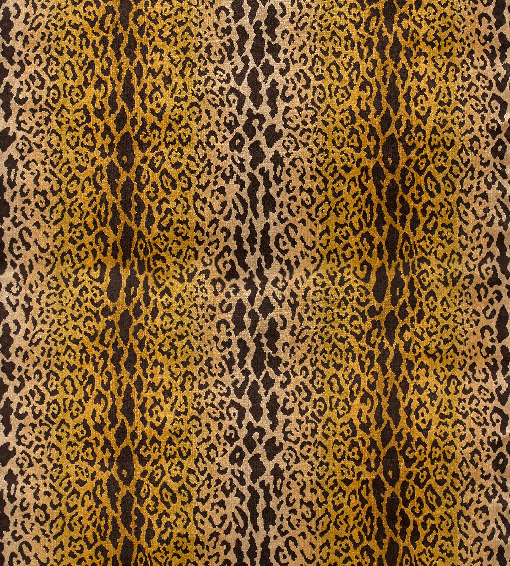 Purchase Scalamandre Fabric Product# SC 000126168MM, Leopardo Ivory, Gold & Black 5