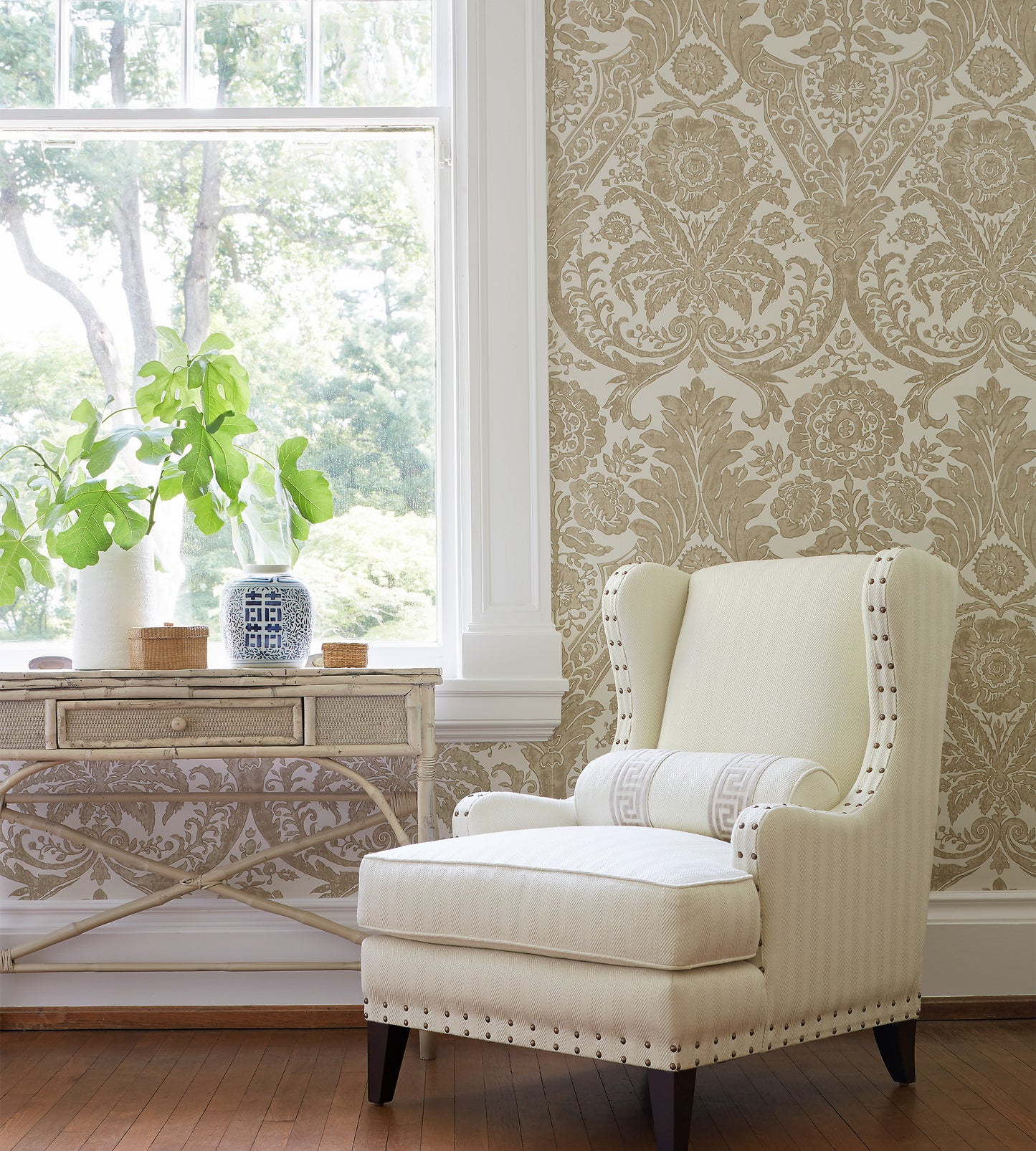 Purchase Scalamandre Fabric Product# SC 000126977, Cambridge Ivory 2