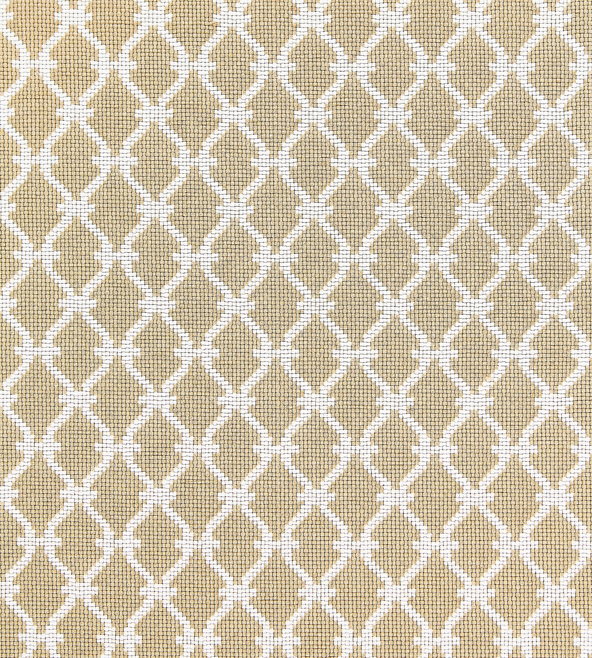 Purchase Scalamandre Fabric Pattern# SC 000127009, Trellis Weave Sand 1