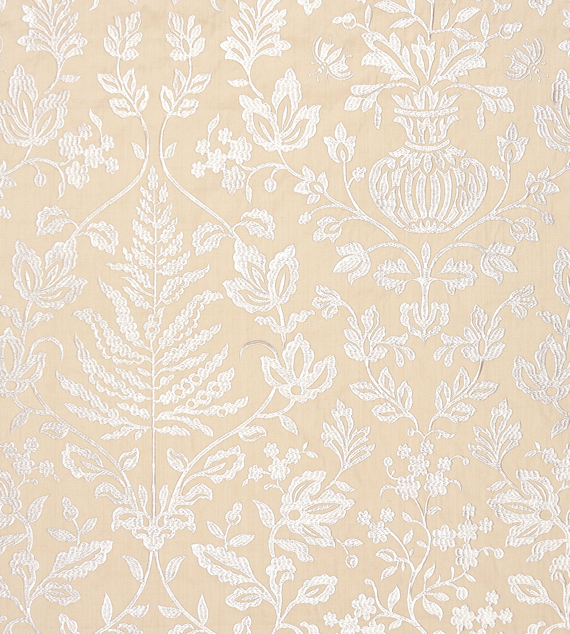 Purchase Scalamandre Fabric Pattern SC 000127032, Shalimar Embroidery Sand 1