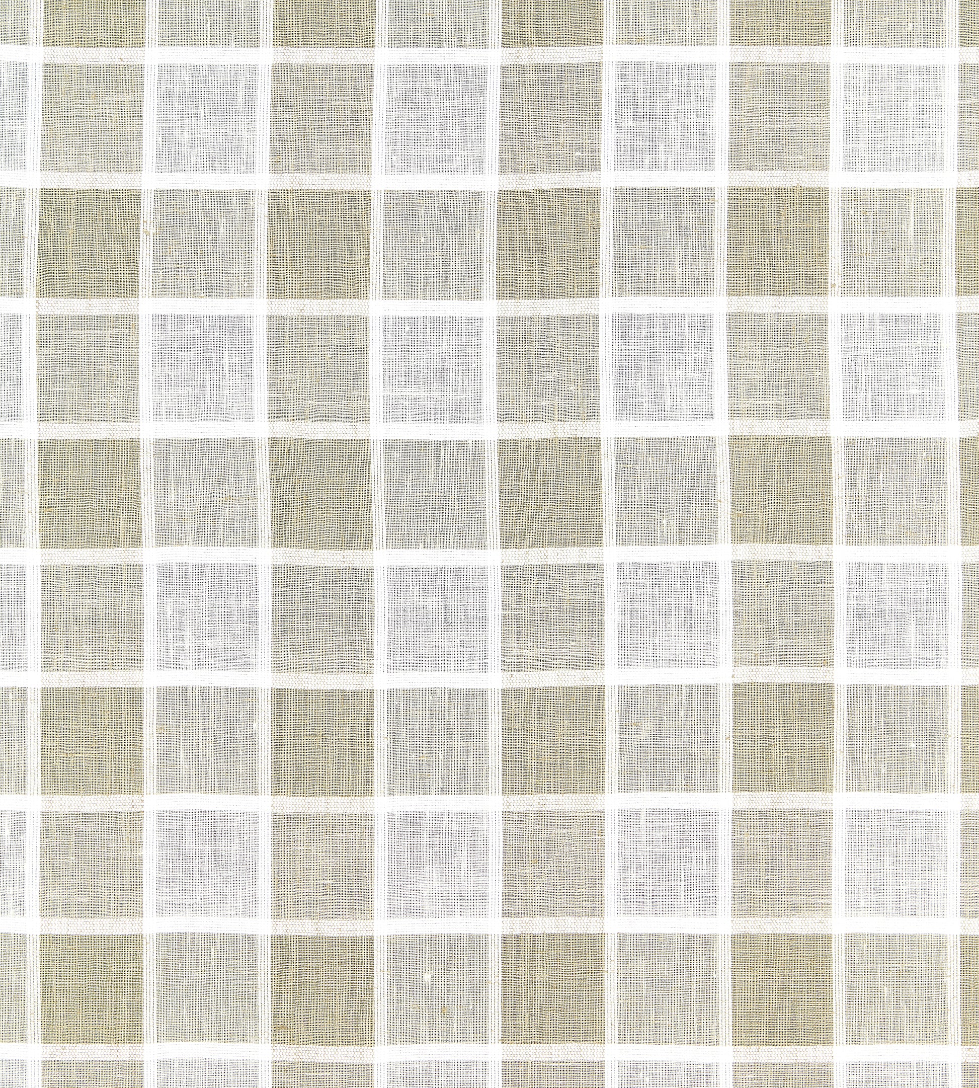 Purchase Scalamandre Fabric Pattern# SC 000127043, Wainscott Check Sheer Linen 1