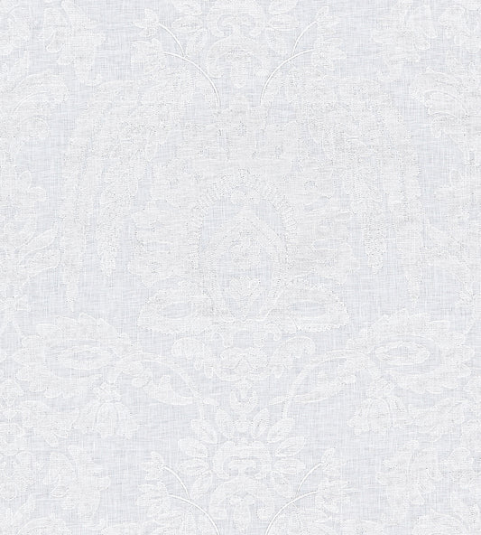 Purchase Scalamandre Fabric Pattern SC 000127053, Lia Damask Sheer Snow 1
