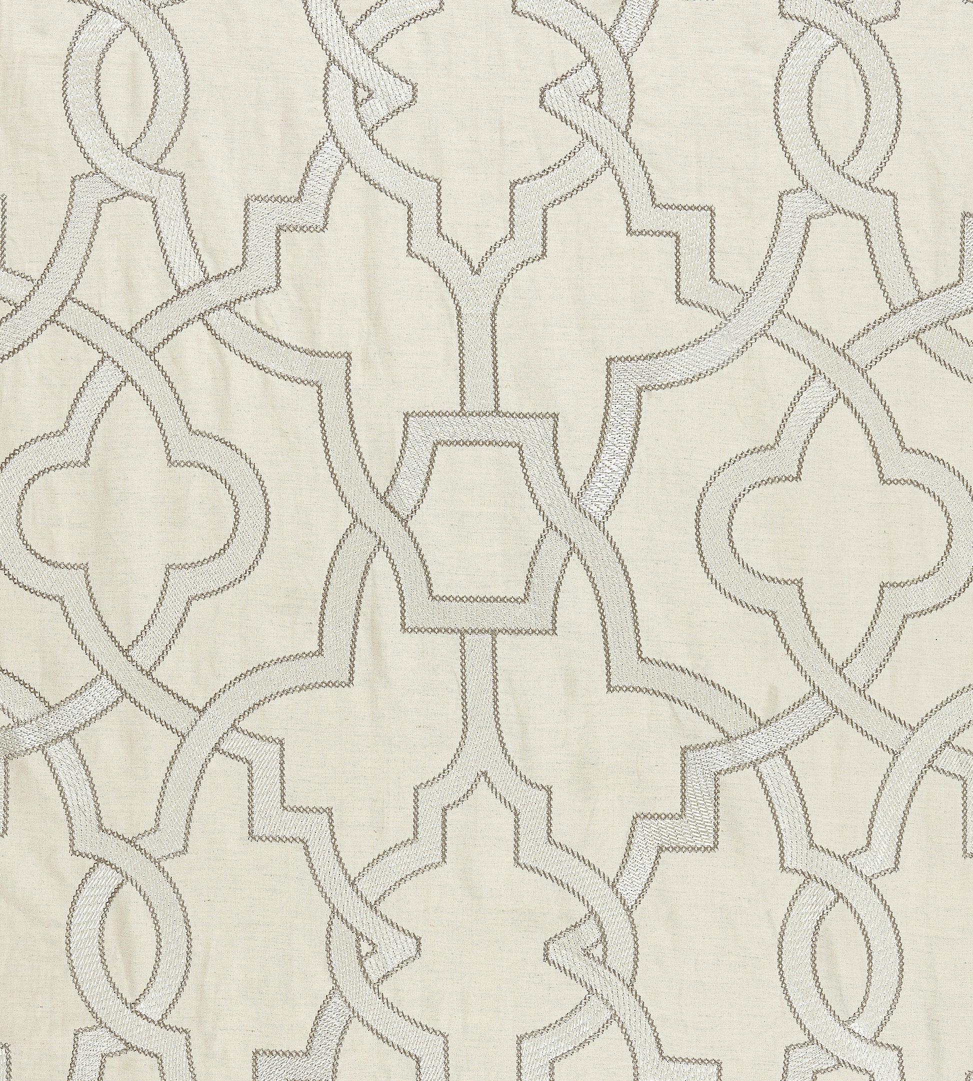 Purchase Scalamandre Fabric Pattern number SC 000127073, Damascus Embroidery Alabaster 1