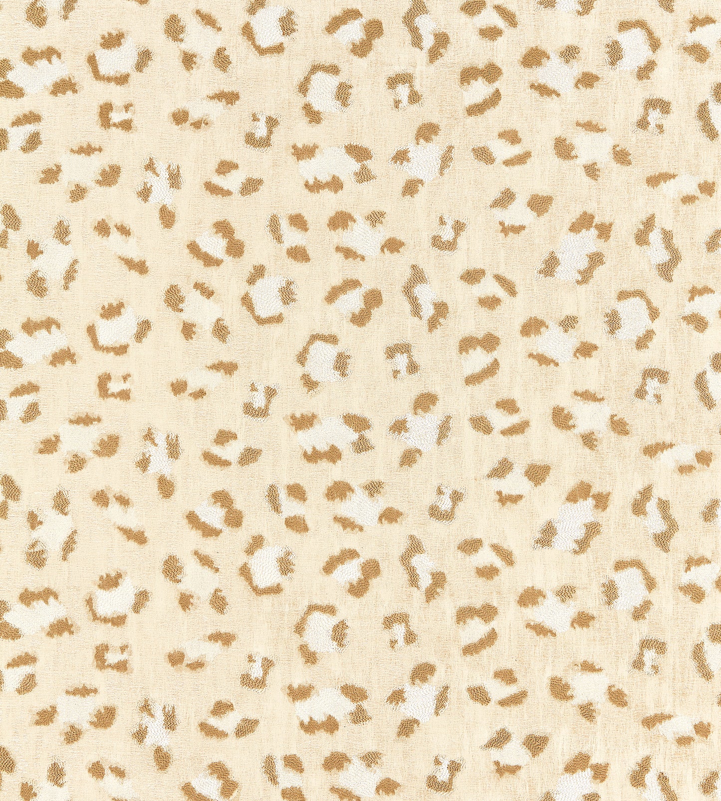 Purchase Scalamandre Fabric Item SC 000127075, Broderie Leopard Camel On Cream 1