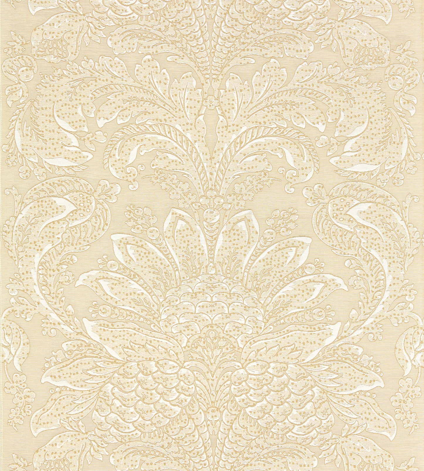 Purchase Scalamandre Fabric Pattern number SC 000127081, Carlotta Damask Bisque 1