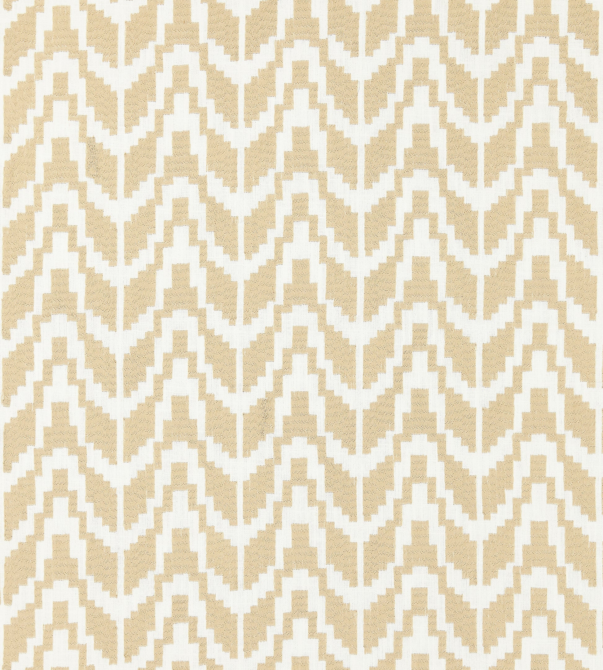 Purchase Scalamandre Fabric Pattern number SC 000127103, Chevron Embroidery Straw 1