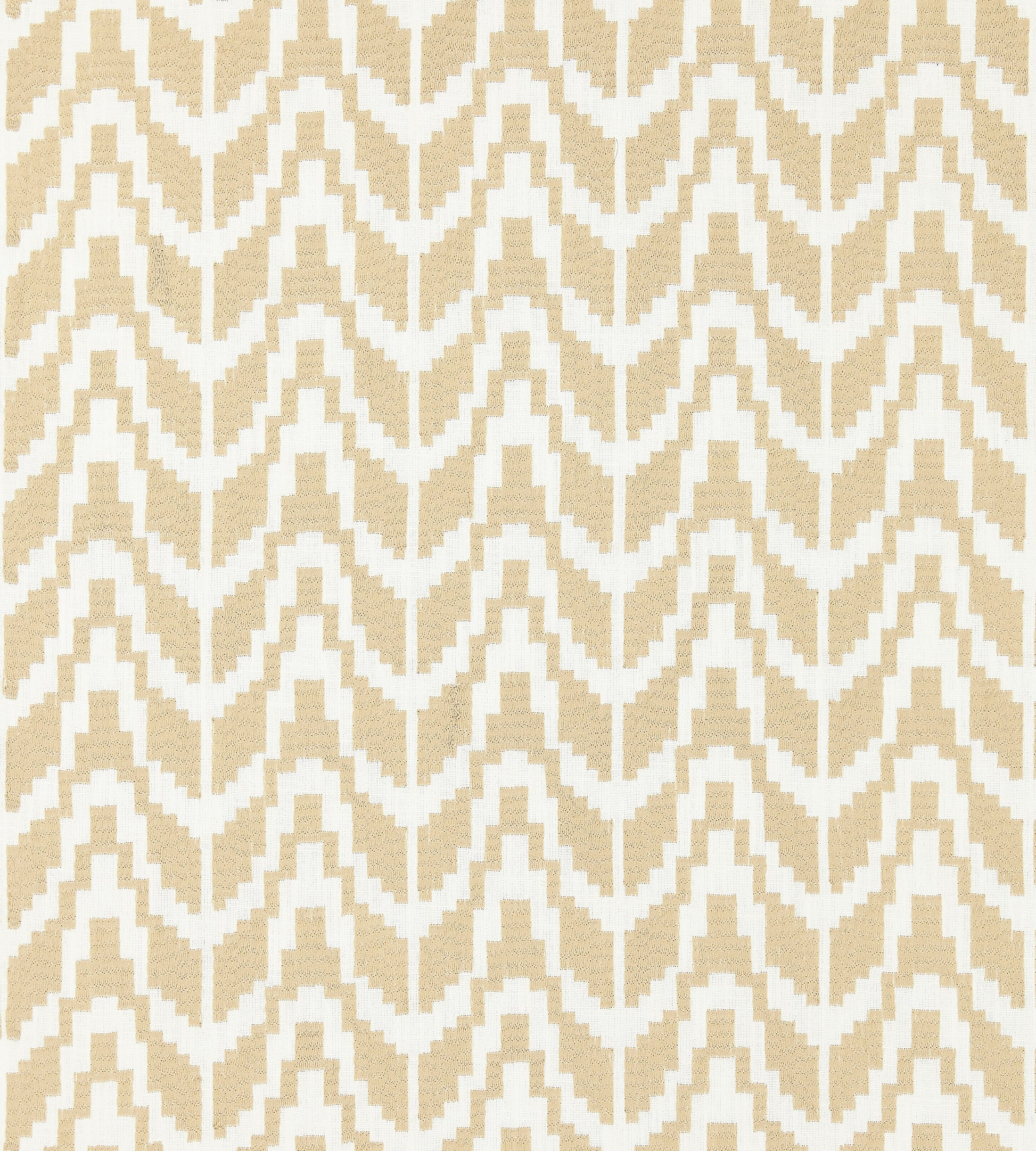 Purchase Scalamandre Fabric Pattern number SC 000127103, Chevron Embroidery Straw 1