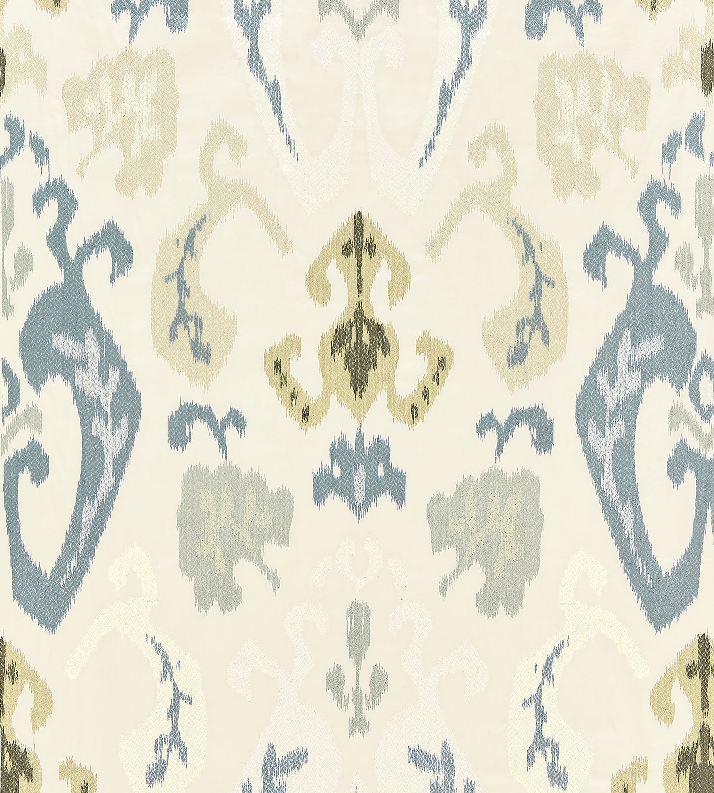 Purchase Scalamandre Fabric Product# SC 000127172, Mandalay Ikat Embroidery Cloud 1