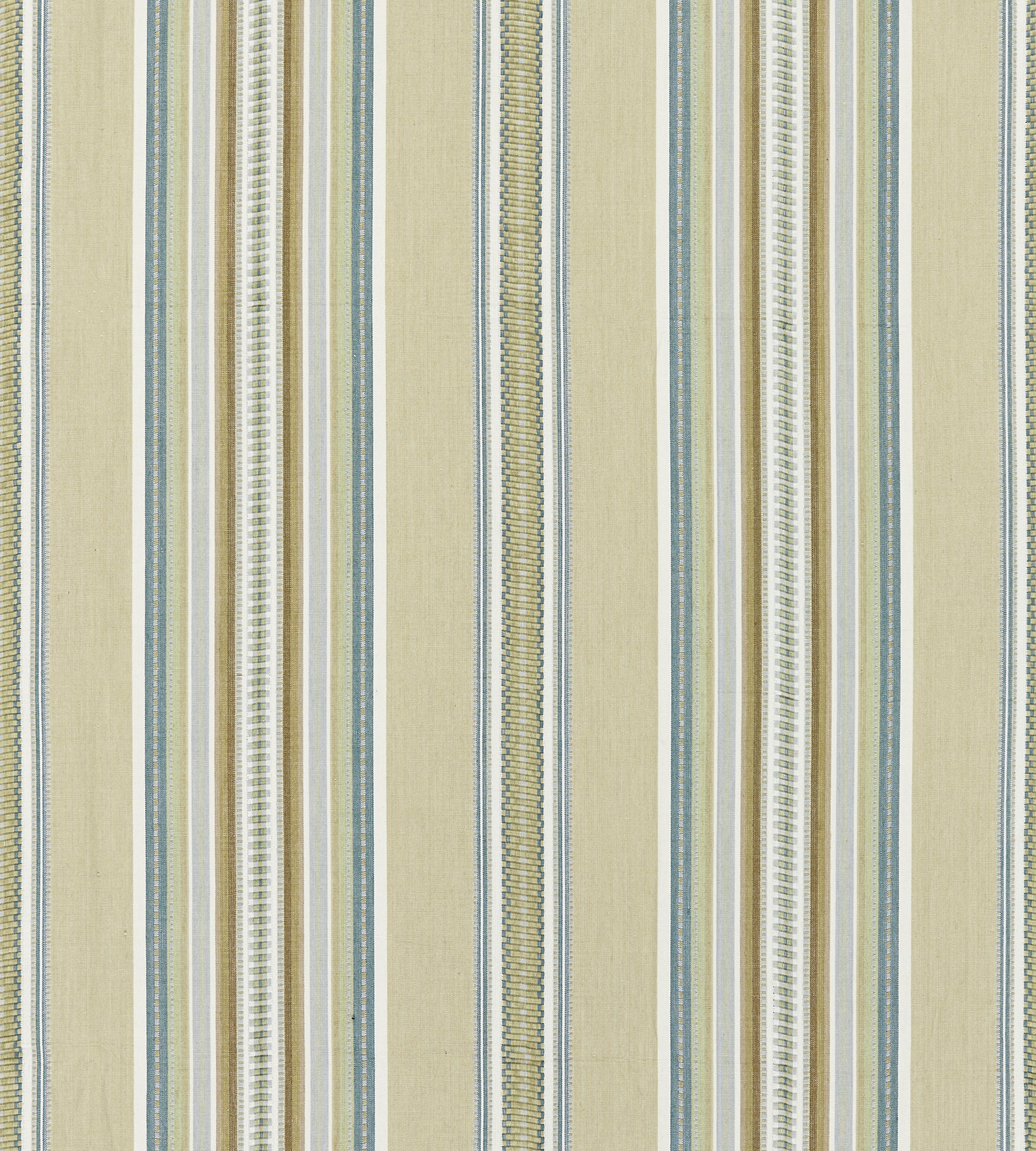 Purchase Scalamandre Fabric Product SC 000127180, Cyrus Cotton Stripe Prairie 1