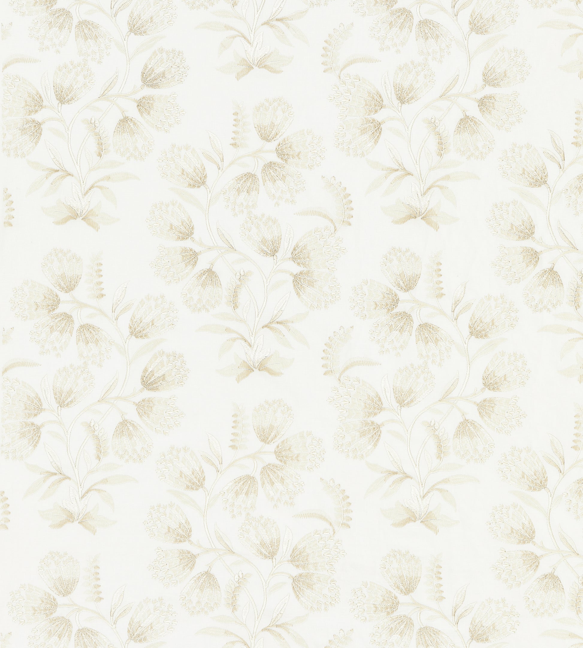 Purchase Scalamandre Fabric Item SC 000127233, Hana Embroidery Oat 1