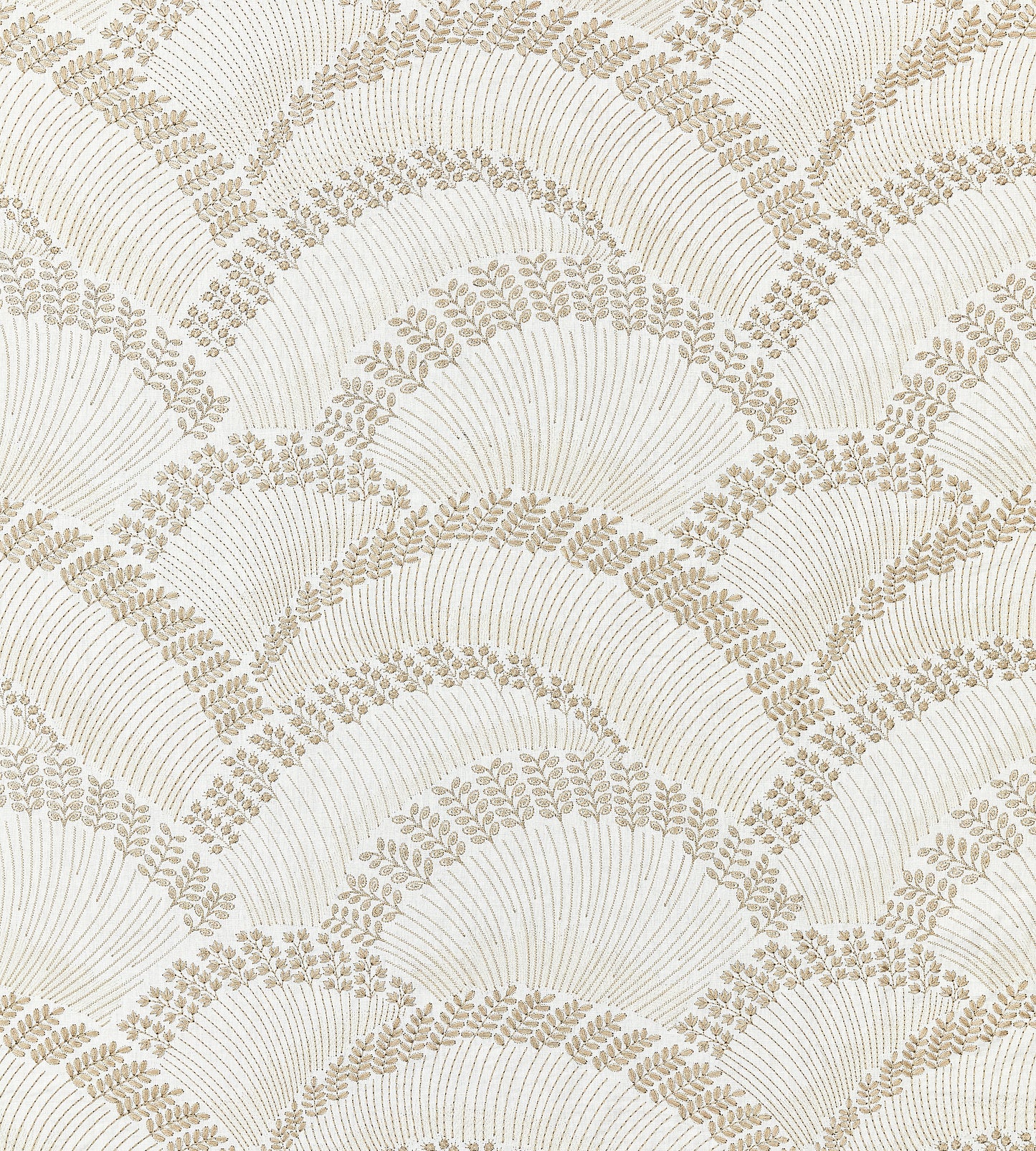 Purchase Scalamandre Fabric SKU# SC 000127256, Lovegrass Embroidery Latte 1