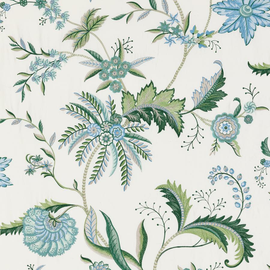 Purchase Scalamandre Fabric SKU SC 000127325, Seraphine Embroidered Silk Meadow 1