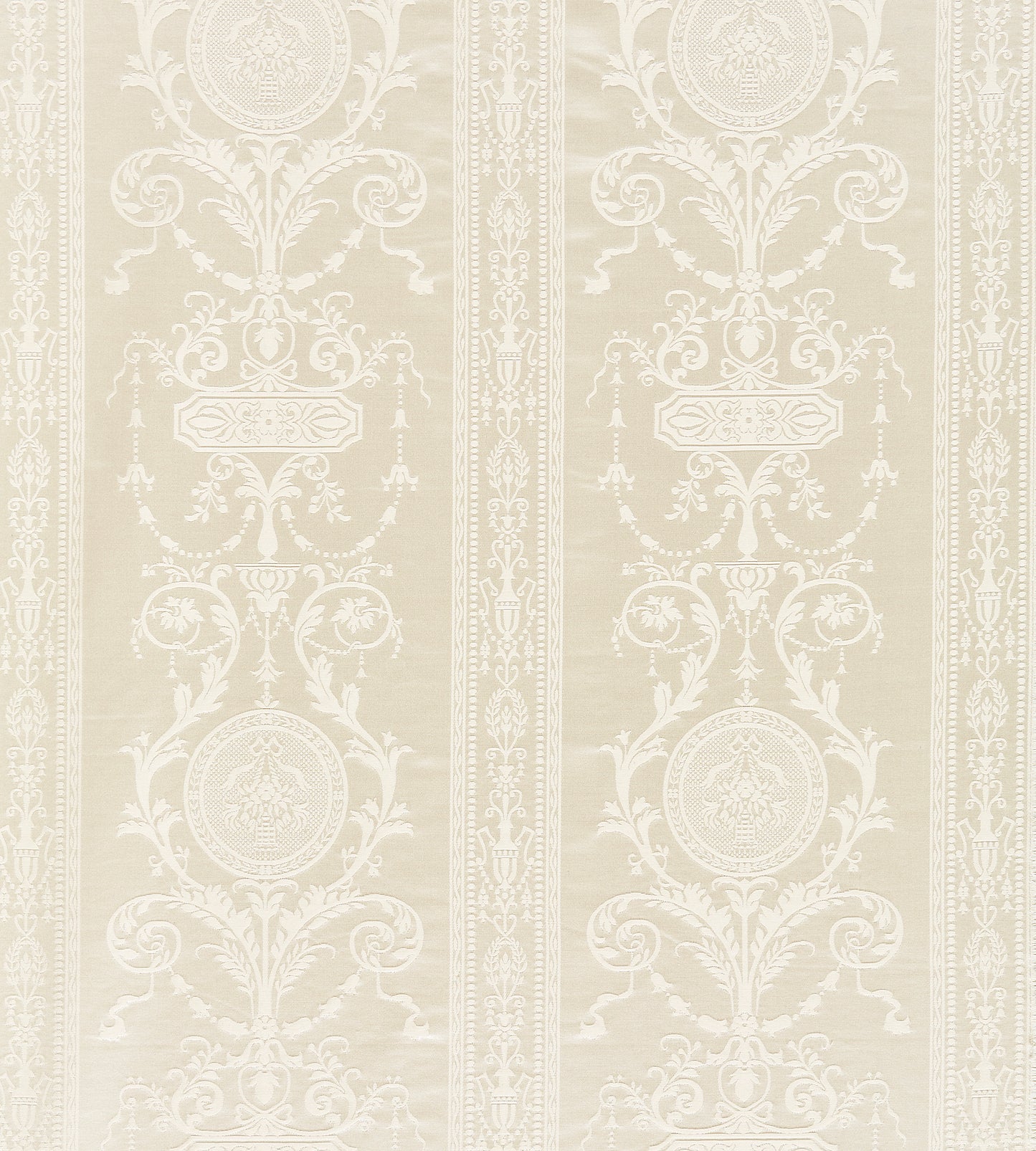 Purchase Scalamandre Fabric Pattern number SC 0001516MM, Hepplewhite Ivory 1