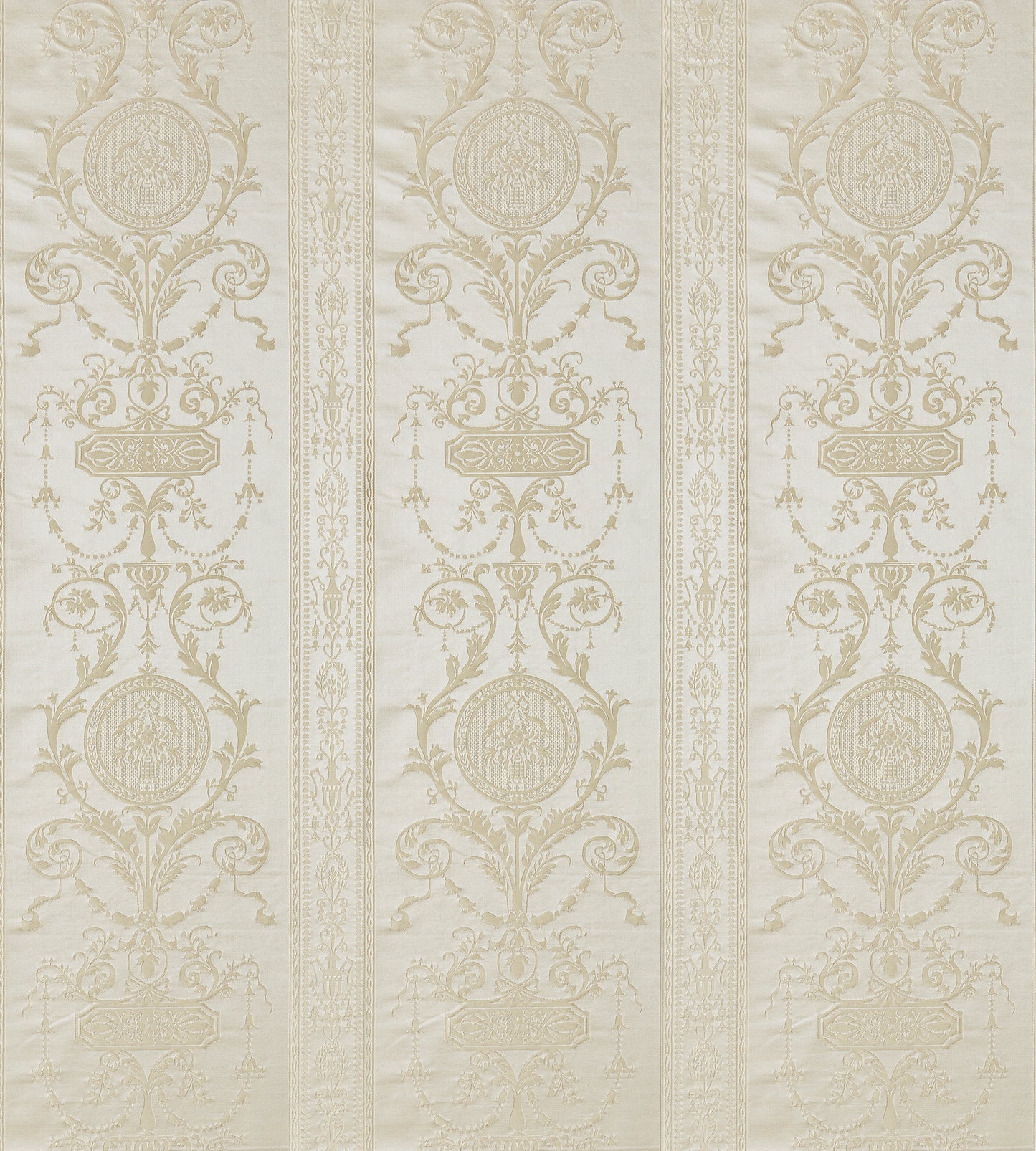 Purchase Scalamandre Fabric Pattern number SC 0001516MM, Hepplewhite Ivory 4