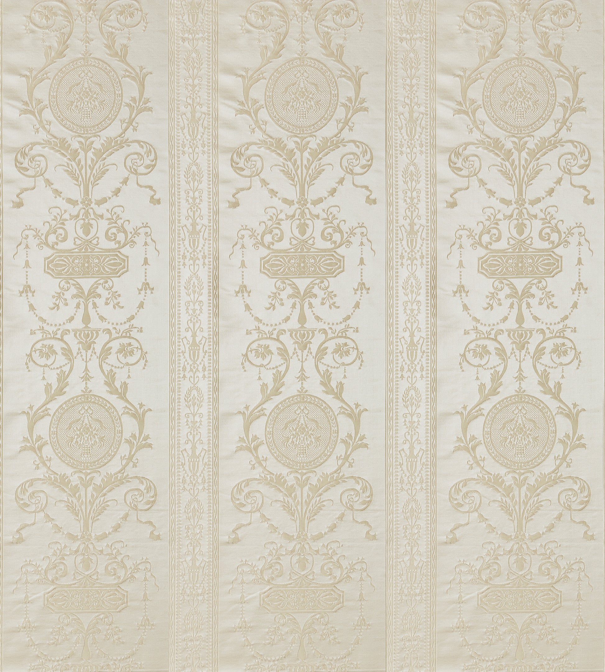 Purchase Scalamandre Fabric Pattern number SC 0001516MM, Hepplewhite Ivory 4