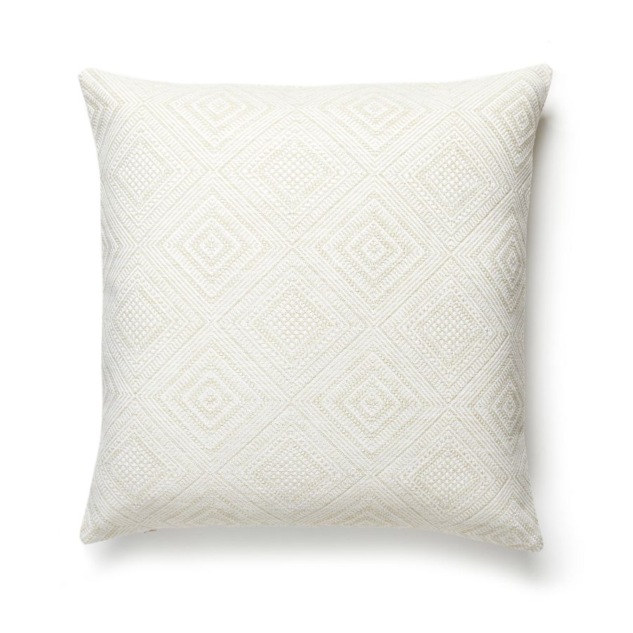 Purchase SCANTGPILL0001 Antigua Weave Outdoor, Alabaster - Scalamandre Pillows