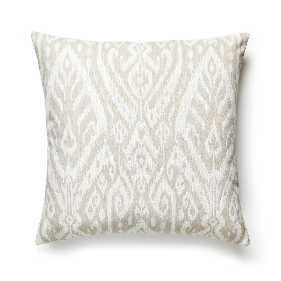 Purchase SCBORNPILL0001 Borneo Ikat Outdoor, Linen - Scalamandre Pillows