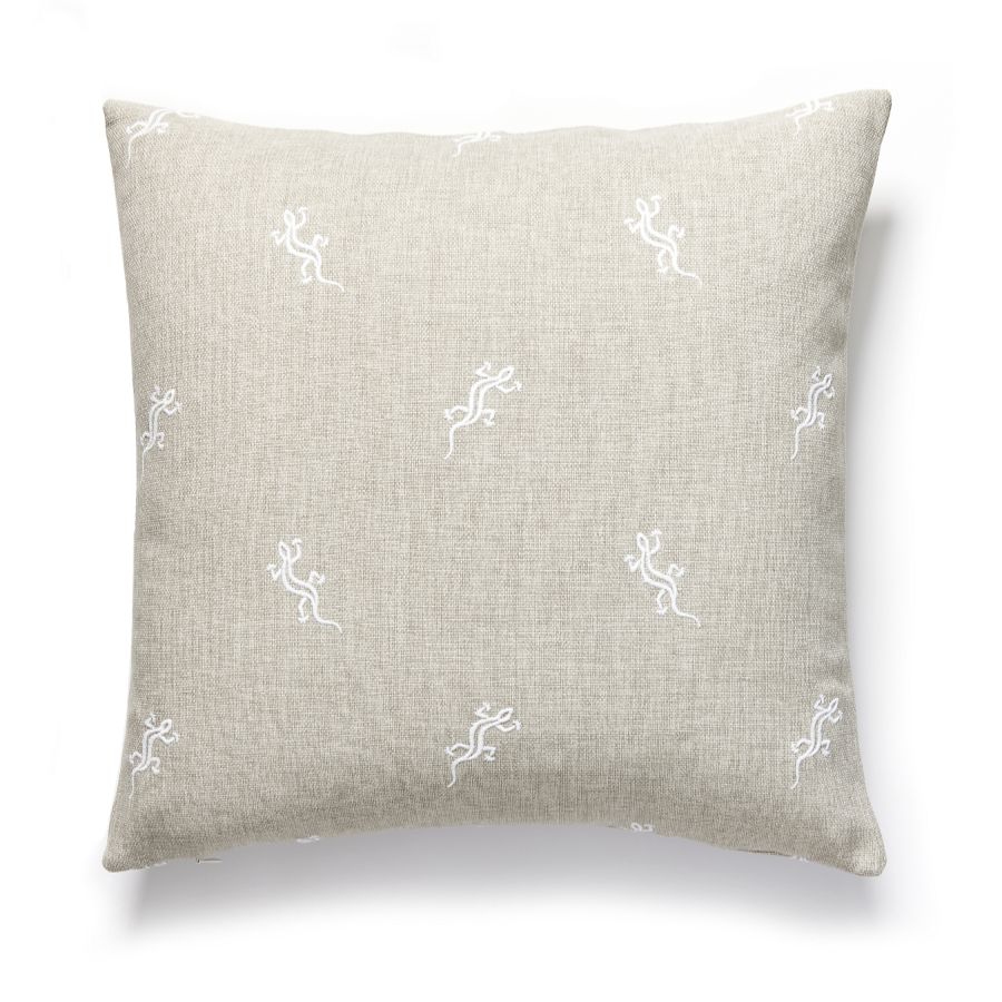 Purchase SCGECKPILL0001 Gecko Outdoor, Limestone - Scalamandre Pillows