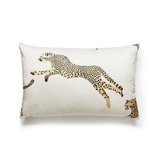 Purchase SCLCHEETPIL0001 Leaping Cheetah, Dune - Scalamandre Pillows