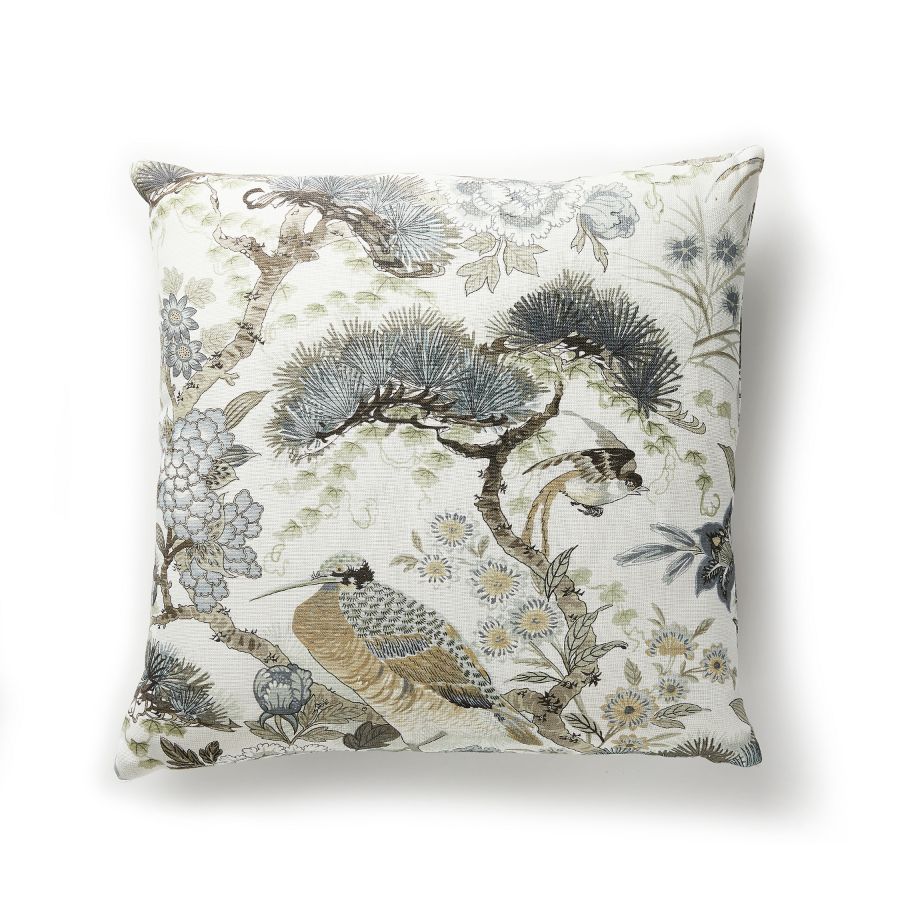 Purchase SCSHENPILL0001 Shenyang Linen Print, Parchment - Scalamandre Pillows