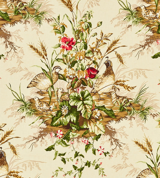 Purchase Scalamandre Fabric Item# SC 000216310, Edwin'S Covey Linen Print Multi On Sisal 1