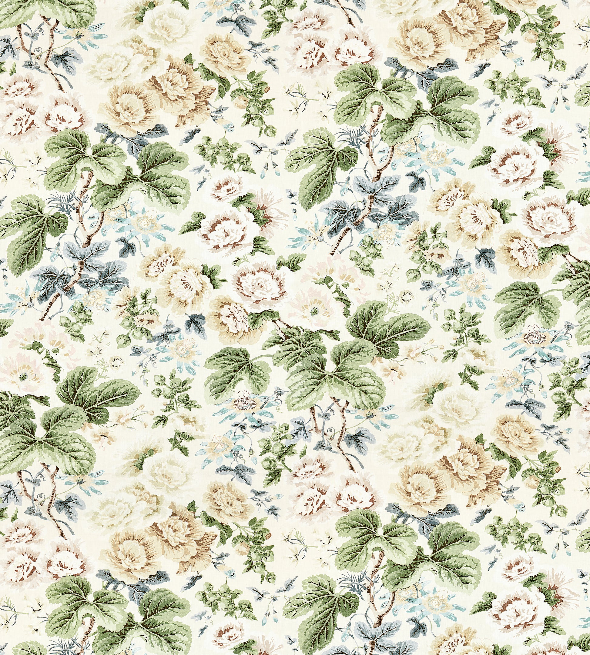 Purchase Scalamandre Fabric Item# SC 000216595, Highgrove Linen Print Rich Cream 4