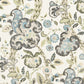 Purchase Scalamandre Fabric Pattern number SC 000216603, Cumbria Hand Block Print Smoke On Ivory 1