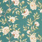 Purchase Scalamandre Fabric Product# SC 000216616, Peonia Linen Print Emerald Isle 1