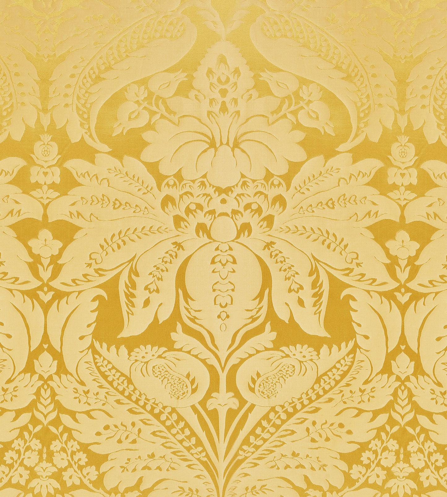 Purchase Scalamandre Fabric Pattern number SC 000220100M, Newport Damask Vermeil 1