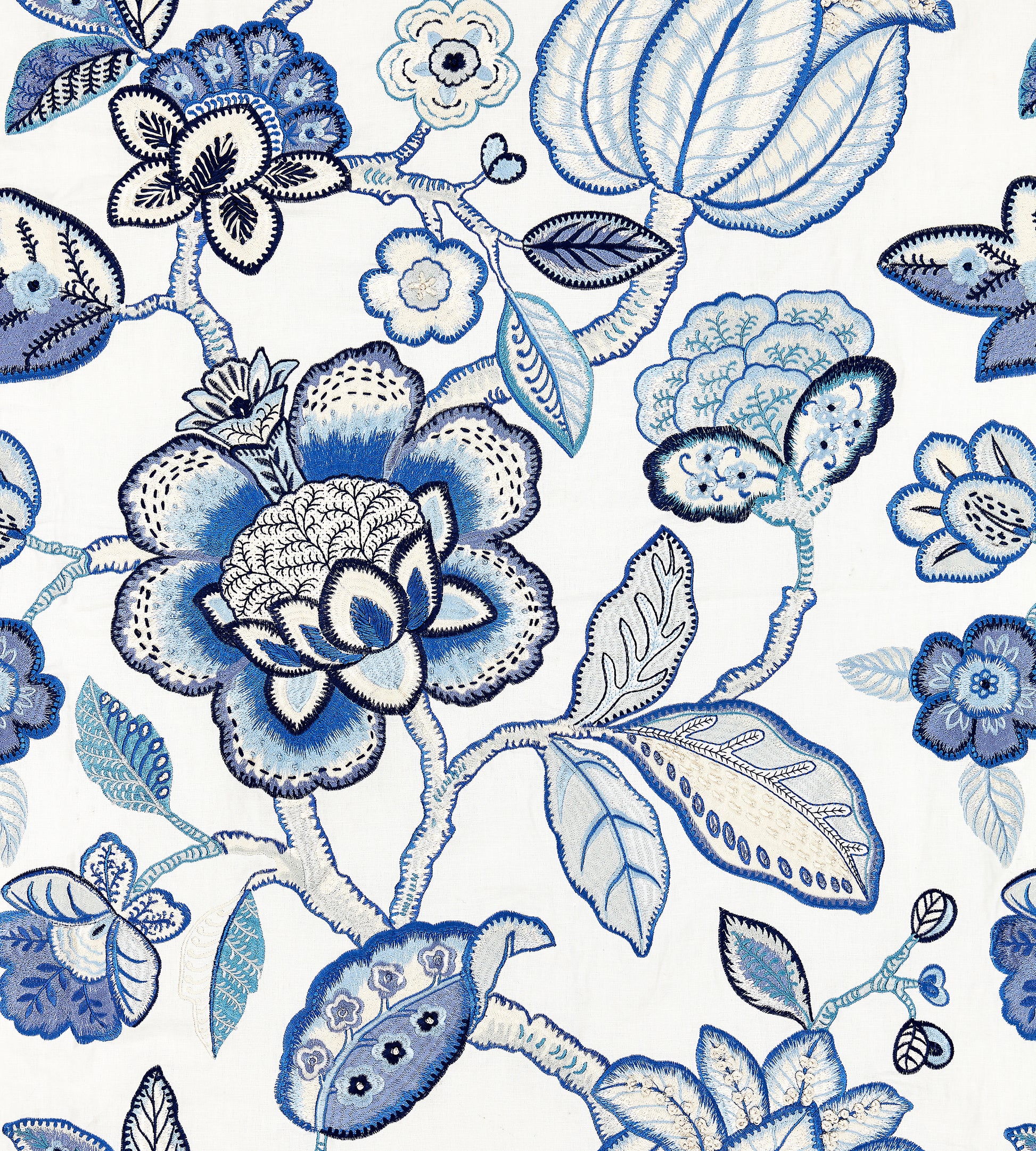 Purchase Scalamandre Fabric SKU SC 000227126, Coromandel Embroidery Porcelain 1