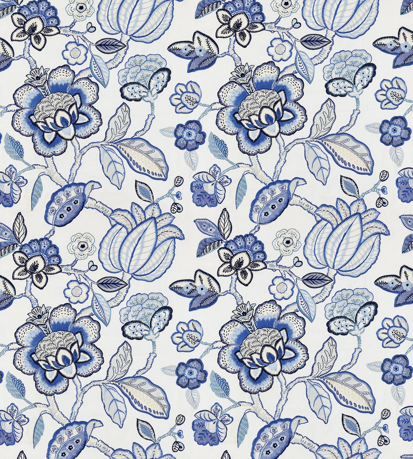 Purchase Scalamandre Fabric SKU SC 000227126, Coromandel Embroidery Porcelain 4