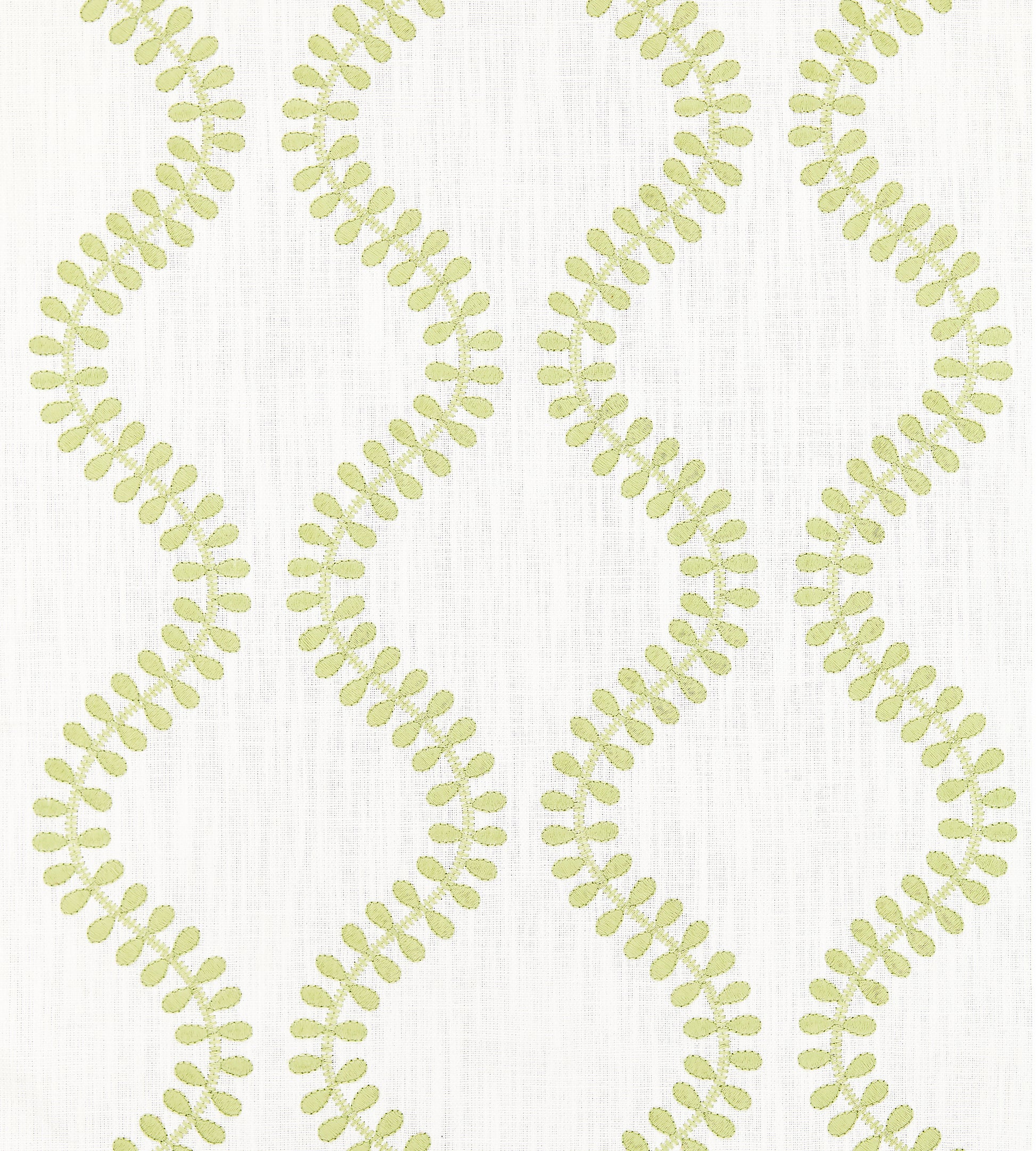 Purchase Scalamandre Fabric Pattern# SC 000227127, Foglia Embroidery Celery 1