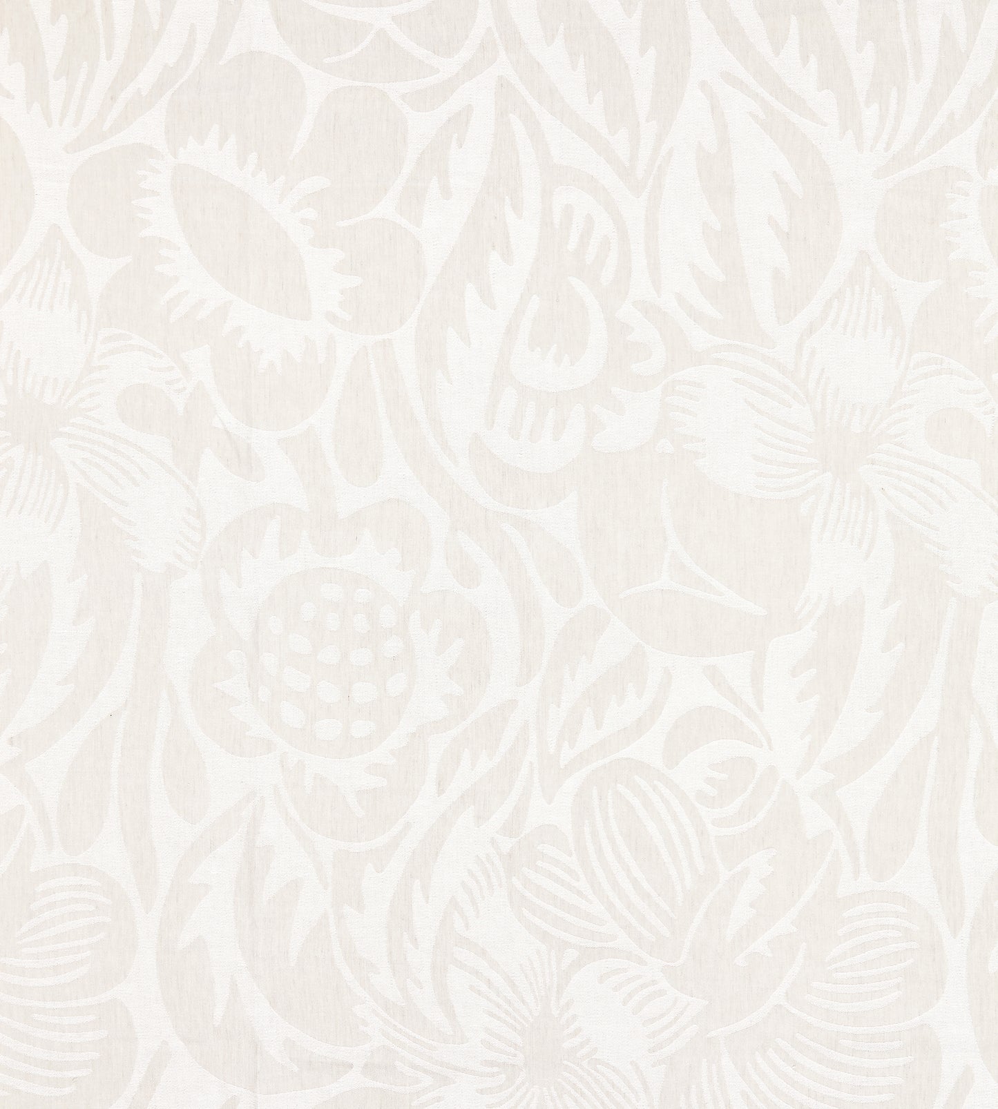 Purchase Scalamandre Fabric Product SC 000227131, Deco Flower Pearl Grey 1