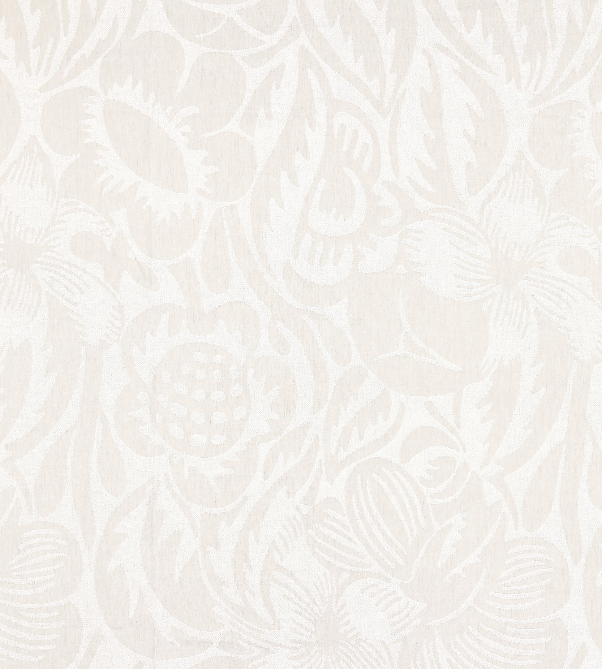 Purchase Scalamandre Fabric Product SC 000227131, Deco Flower Pearl Grey 1