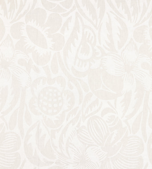 Purchase Scalamandre Fabric Product SC 000227131, Deco Flower Pearl Grey 1
