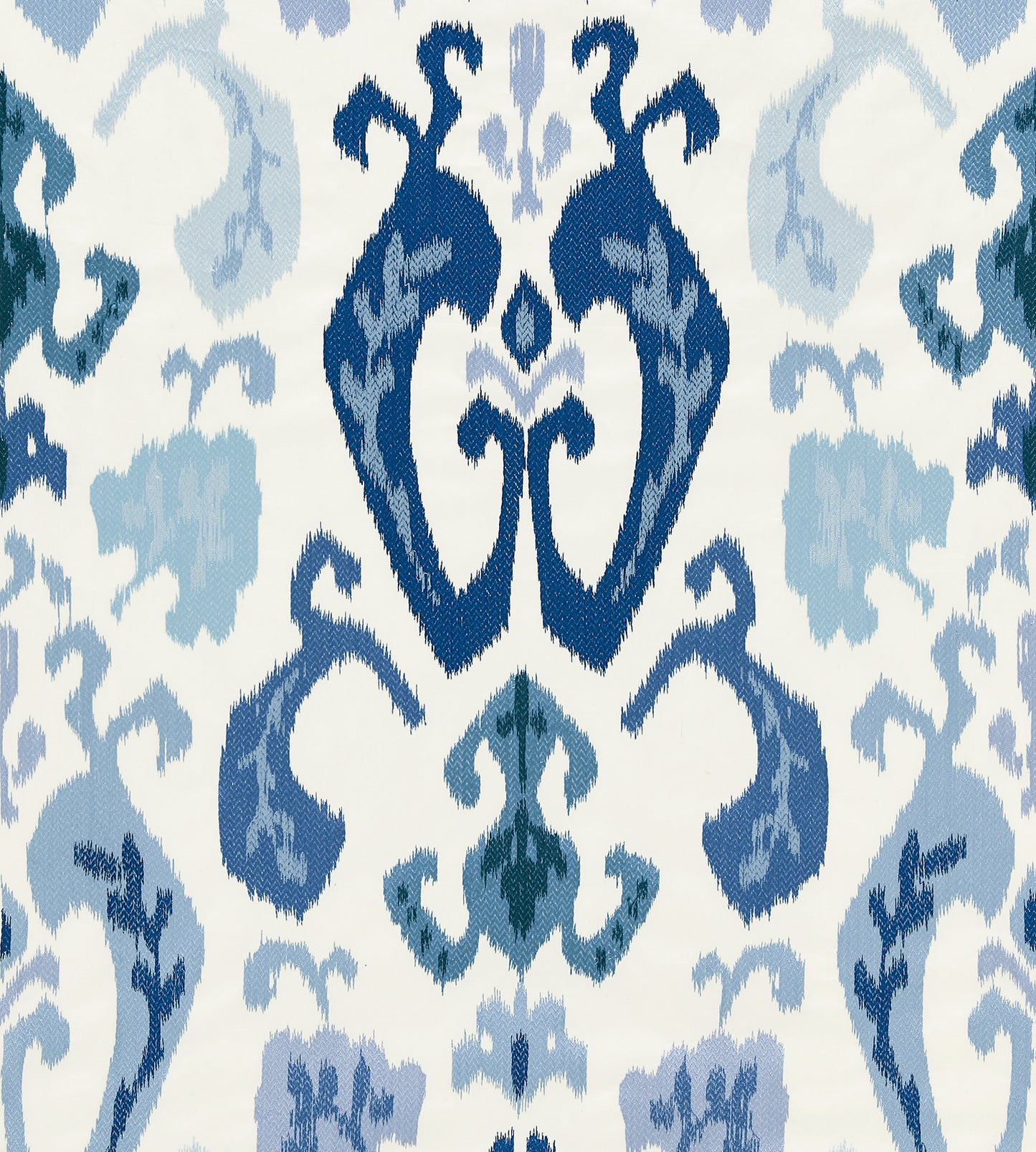 Purchase Scalamandre Fabric Item# SC 000227172, Mandalay Ikat Embroidery Porcelain 1