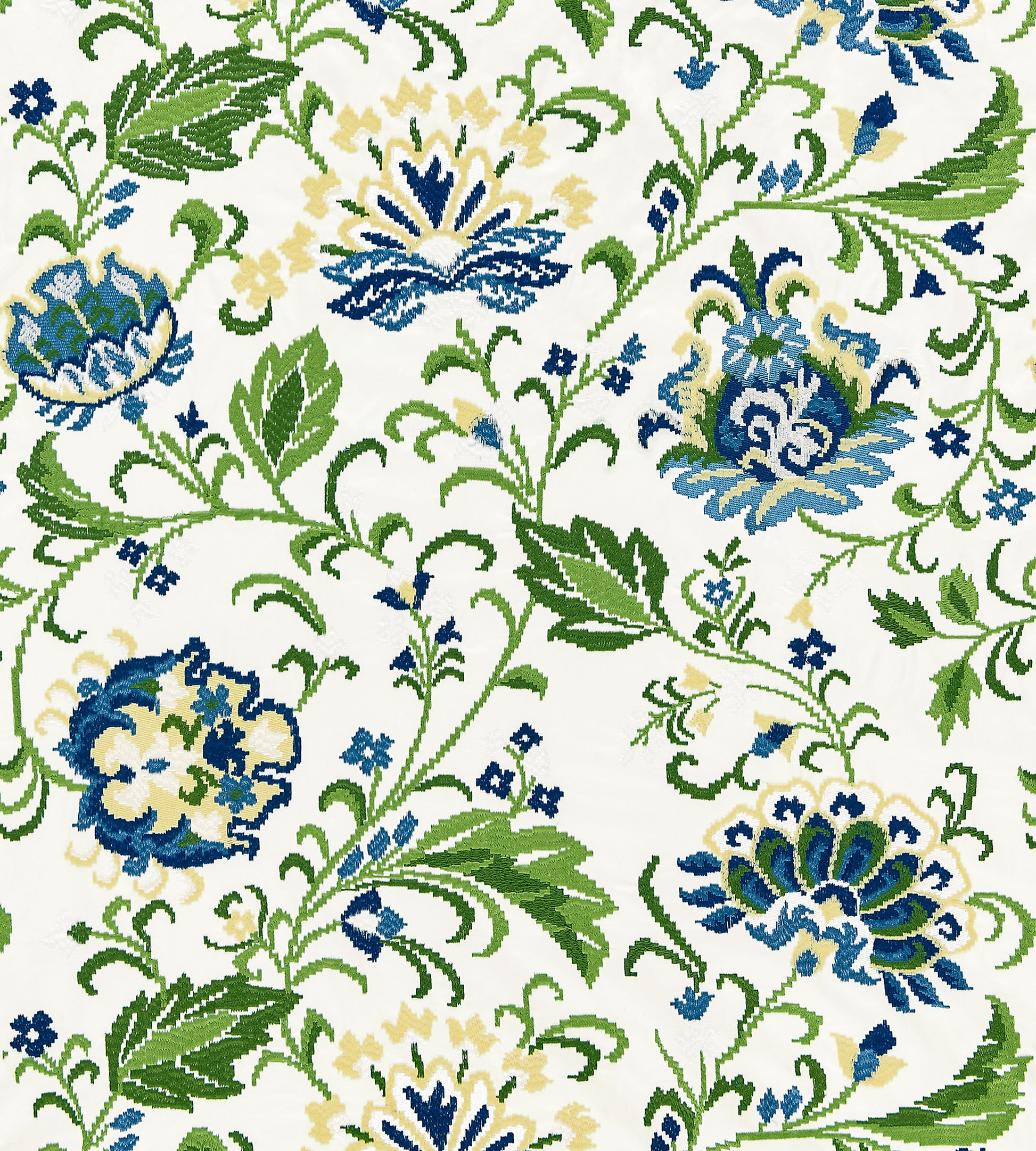 Purchase Scalamandre Fabric SKU SC 000227173, Delphine Embroidery Jardin 1