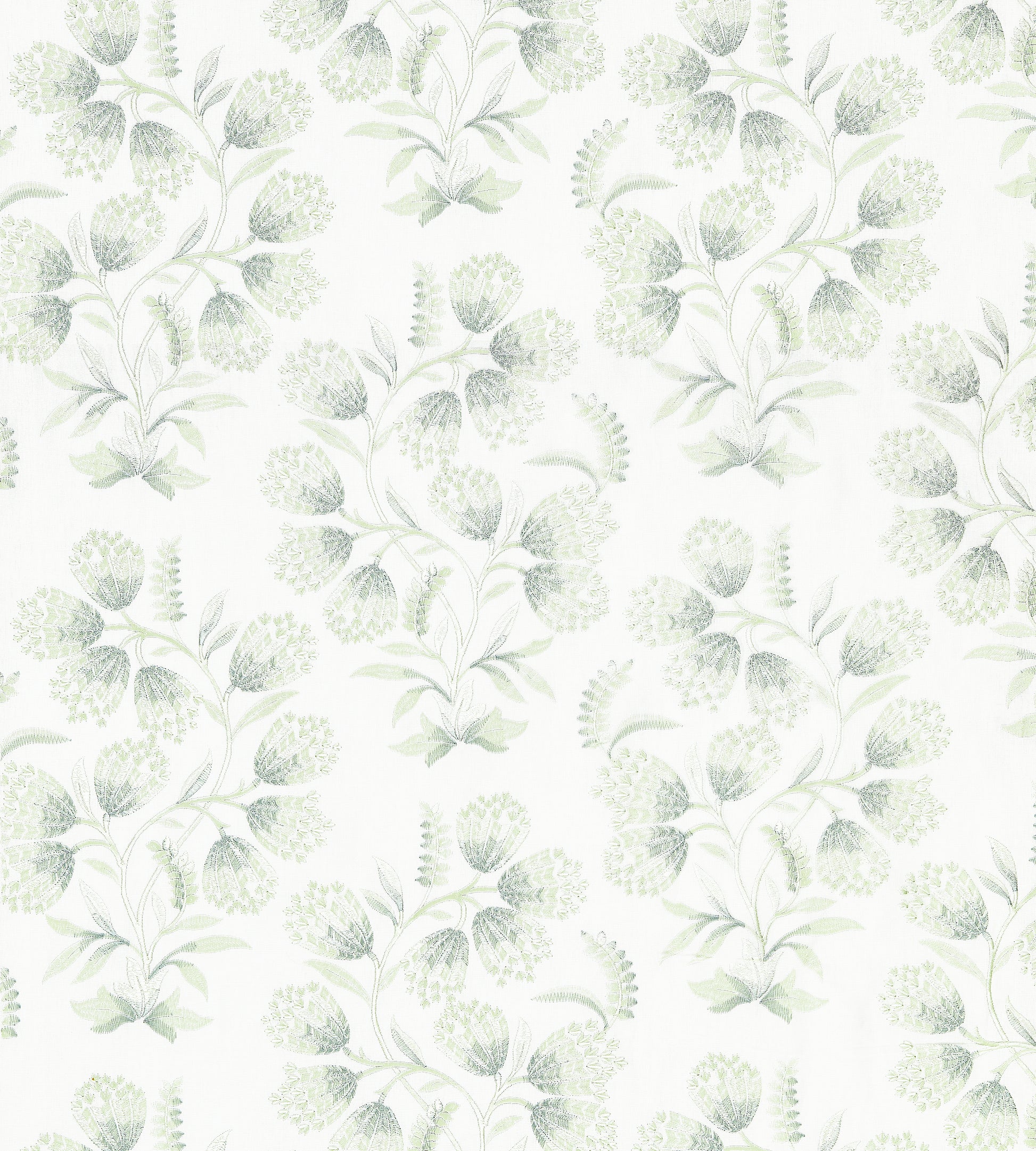 Purchase Scalamandre Fabric SKU SC 000227233, Hana Embroidery Eucalyptus 1