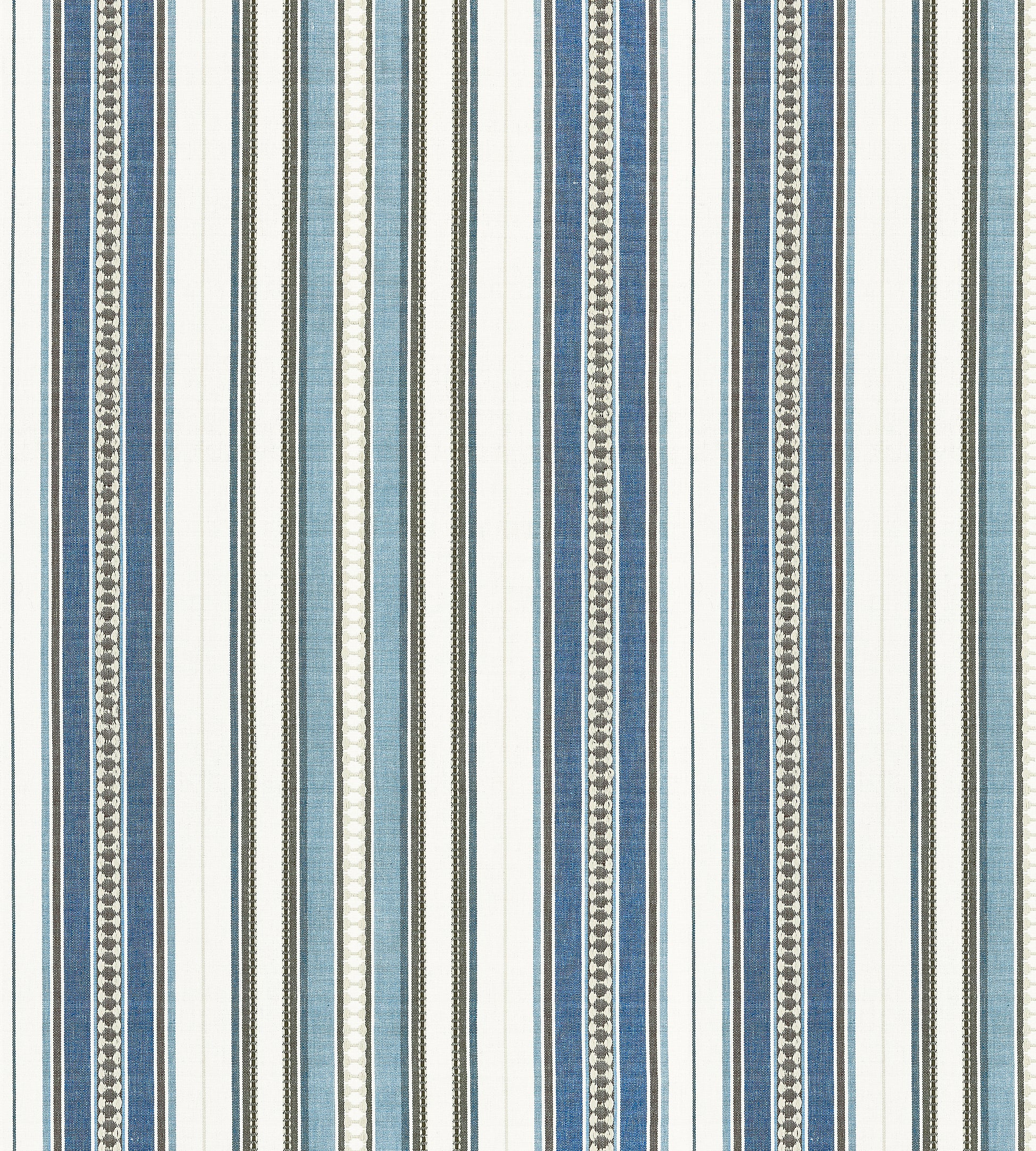 Purchase Scalamandre Fabric Product# SC 000227253, Nile Stripe Blue Jay 1