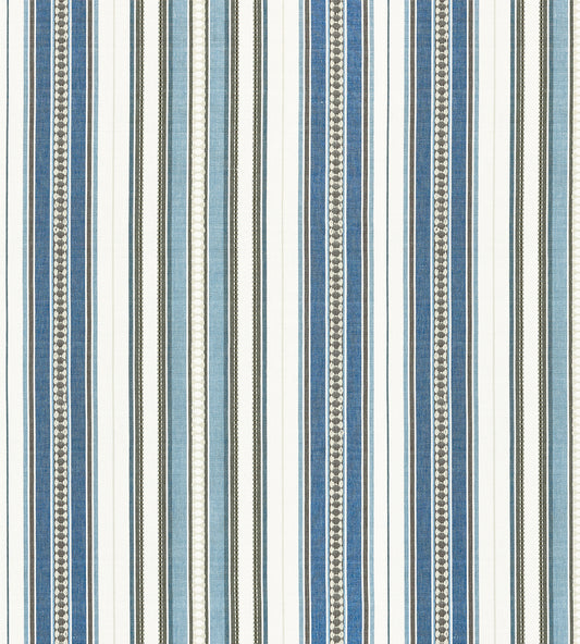 Purchase Scalamandre Fabric Product# SC 000227253, Nile Stripe Blue Jay 1
