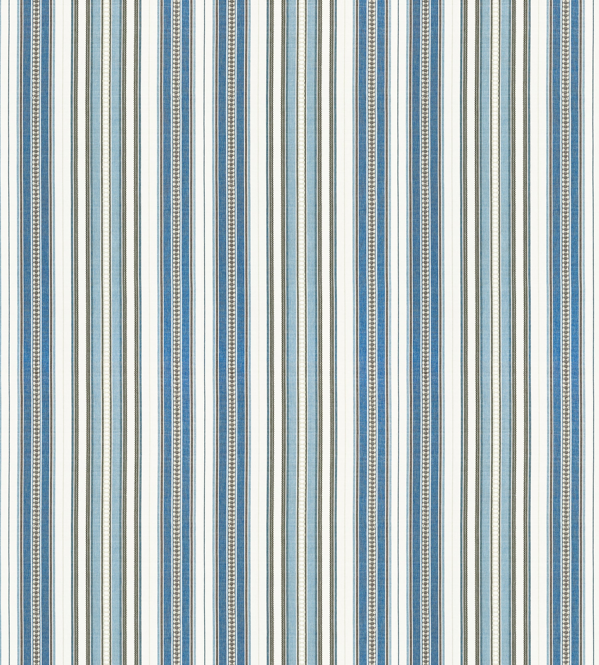 Purchase Scalamandre Fabric Product# SC 000227253, Nile Stripe Blue Jay 2