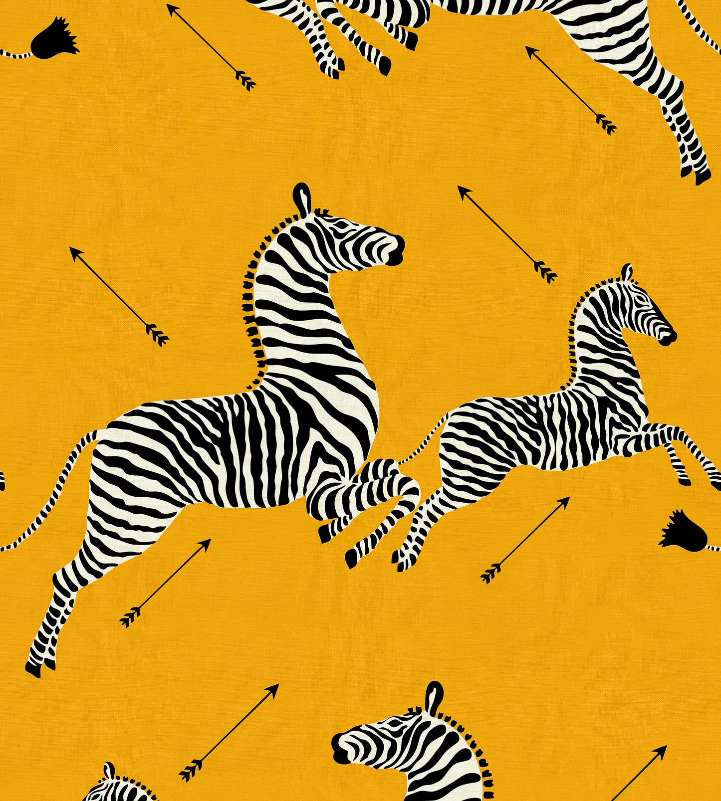 Purchase Scalamandre Fabric Item SC 000236378, Zebras - Outdoor Yellow 1