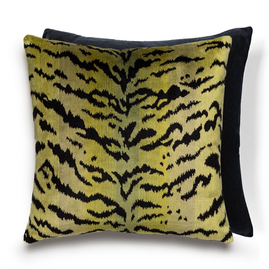 Purchase SCATIGRPILL0002 Tigre/Velvet, Greens & Black / Black - Scalamandre Pillows