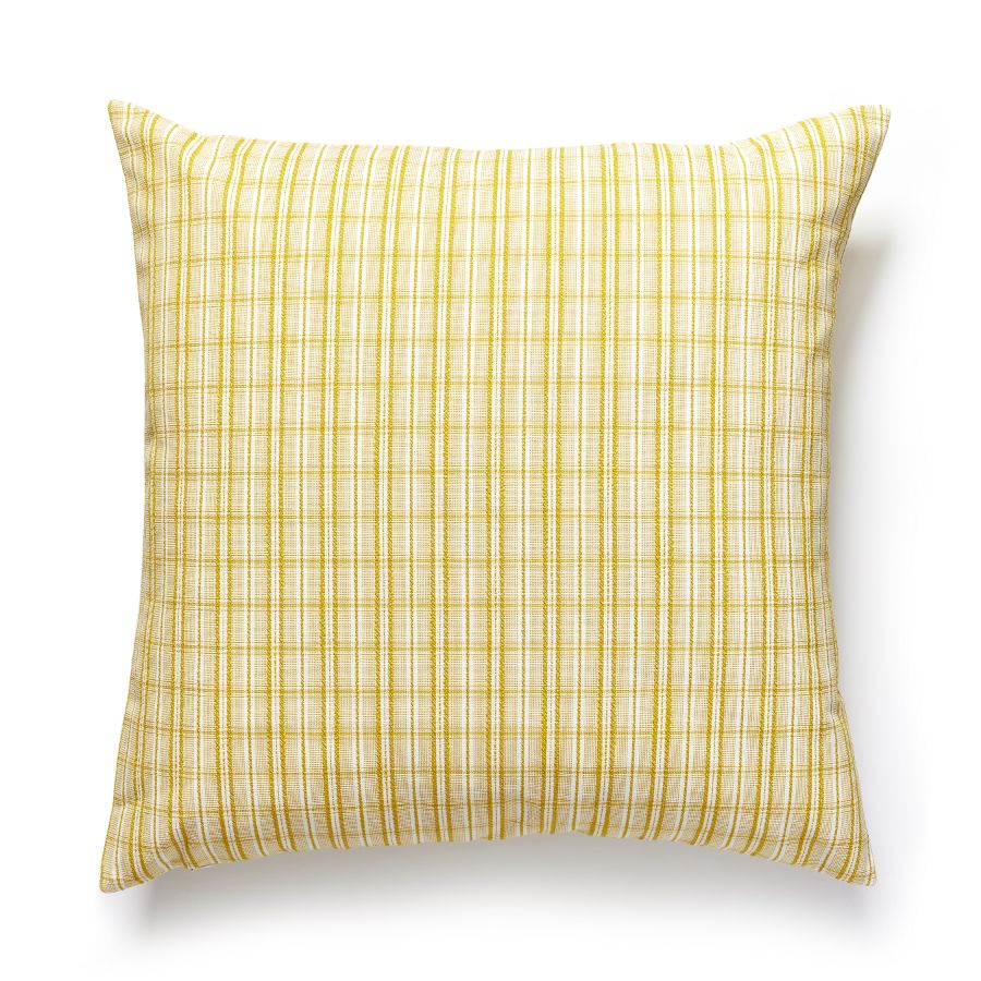 Purchase SCCHECKPILL0002 Check Please Outdoor, Goldenrod - Scalamandre Pillows